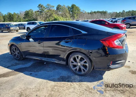 2019 Honda Civic Sport z USA, uszkodzony, nr VIN 19XFC2F85KE008826